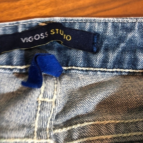 🔥VIGOSS STUDIO DISTRESSED JEANS SIZE 9/10 30 - Picture 4 of 6